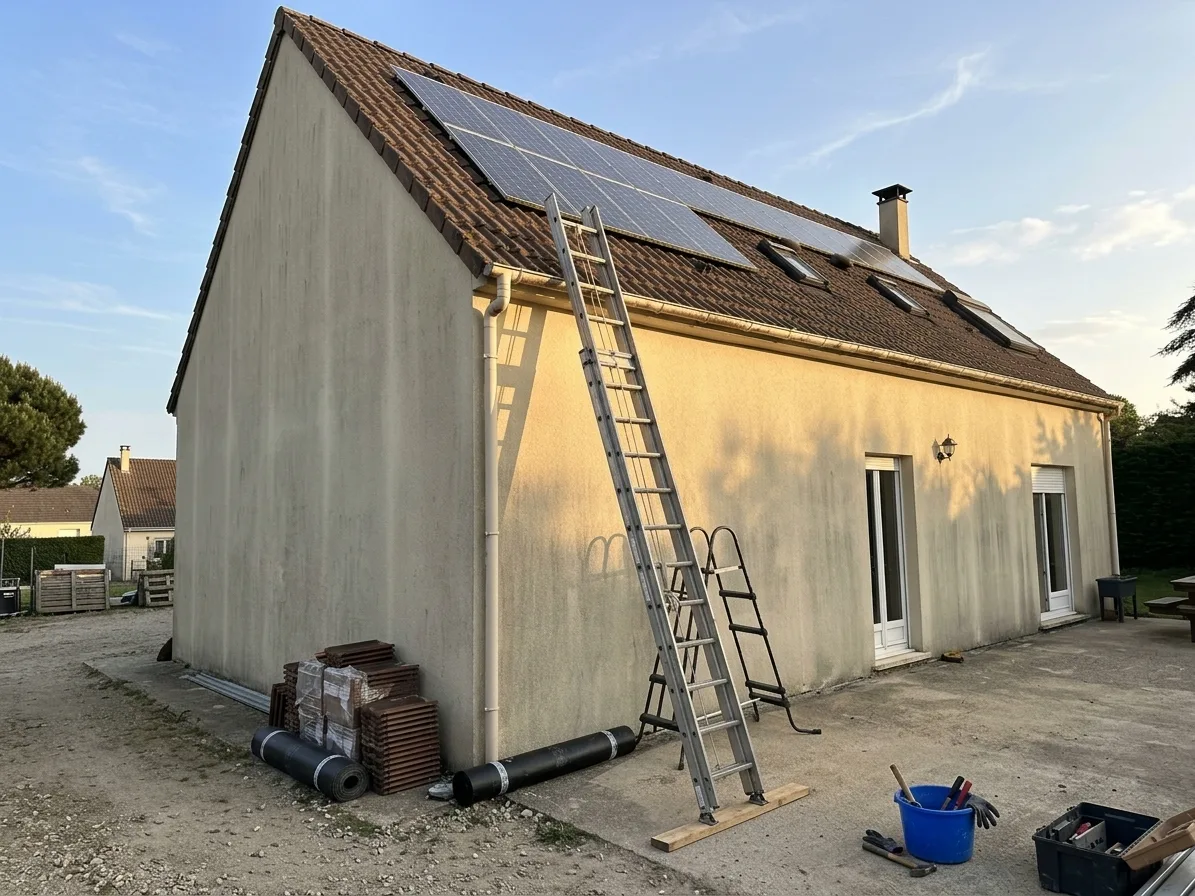 Démoussage de toiture à Torcy