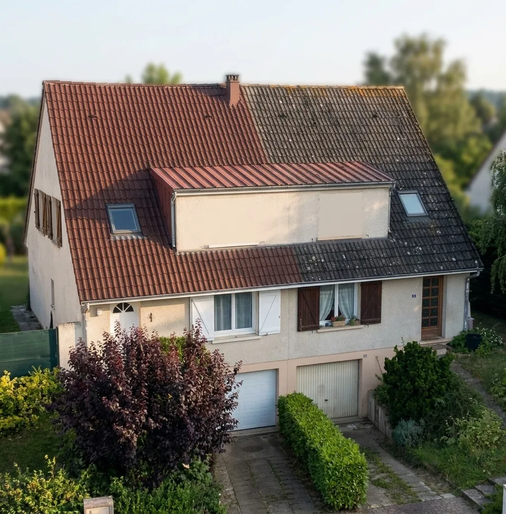Nettoyage de toiture à Torcy